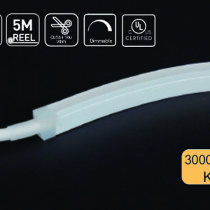 Neon Flex 12V LED Strip Light  | 0410 | 7.2W/Meter | 4mm Width | 5M Length