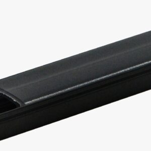 Recessed LED Profile | Black | ALU-002 B | 9 D x 17 W mm | 3M/ 10 Length