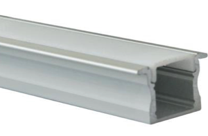 Recessed Aluminium Profile With Wings | 15mm Depth | 17mm Width