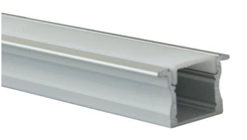 Recessed Aluminium Profile With Wings | 15mm Depth | 17mm Width