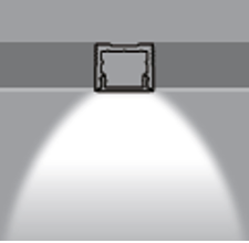 Recessed Aluminium Profile Without Wings | 15mm Depth | 17mm Width - Image 3