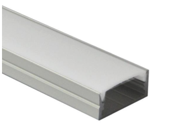Recessed LED Profile | ALU014 |10 (D)X 23(W) mm / 3/8"(D) x 1" (W) | 2.5 m/ 8 ft Length