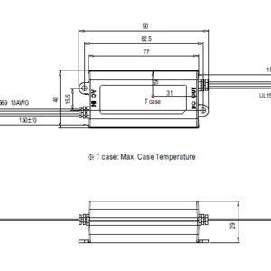 LED Driver |APV-16 | 16W | Class 2 | IP42 | Output: 12V DC or 24V DC