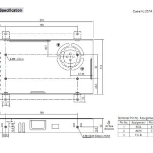 Meanwell Driver LRS-350 Series  12/24V 350W