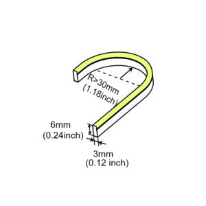 Neon-Flex 12V LED Strip Light  | 0306 | 3mm Illuminated Width | 7.2 W/Meter | 5M Length