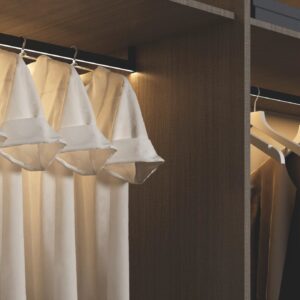 Oval Wardrobe Closet Rod Profile 3M Length